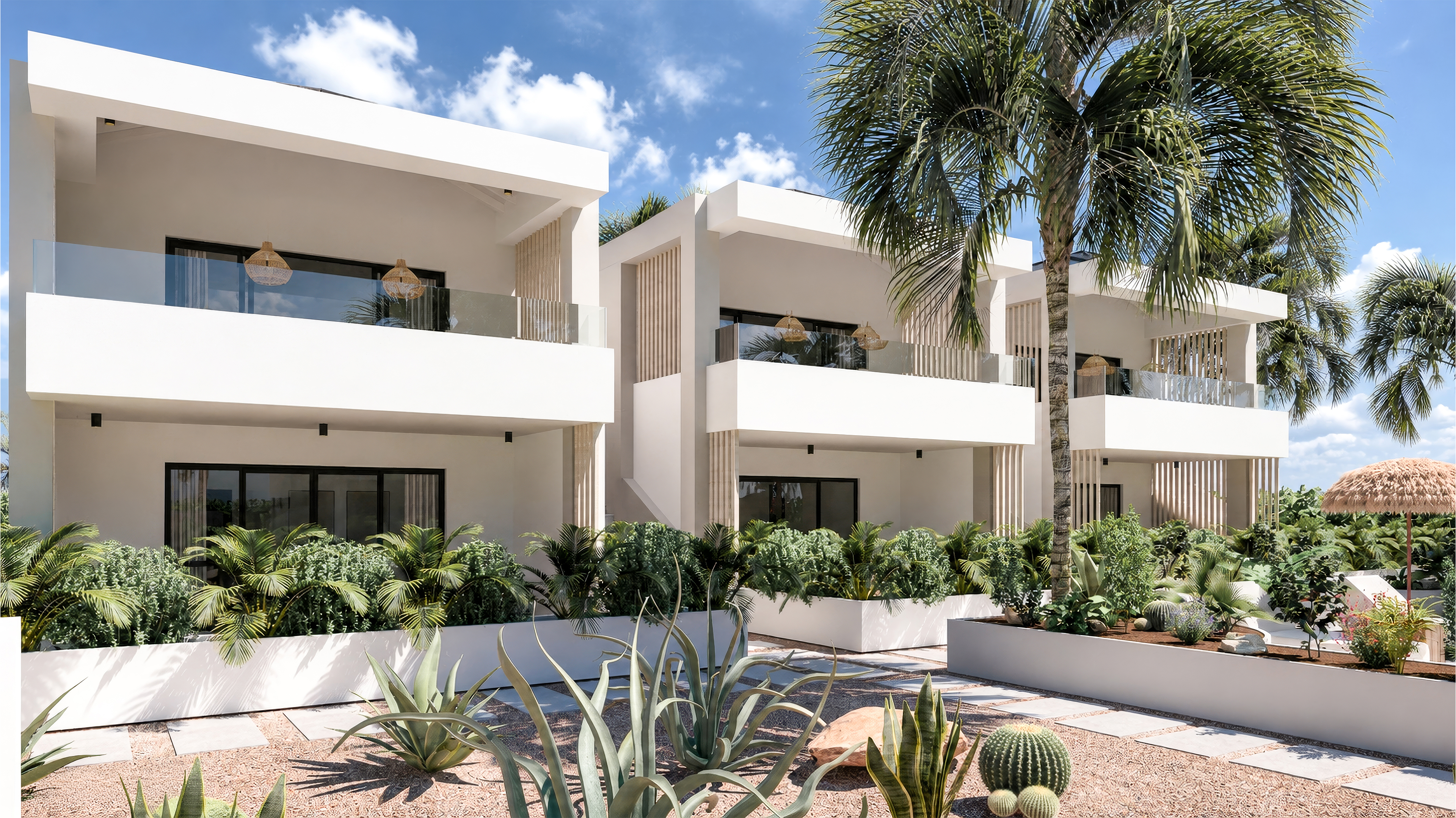 Serenity Residence — modern villas and tropical gardens in Hòfi Sint Joris, Curaçao
